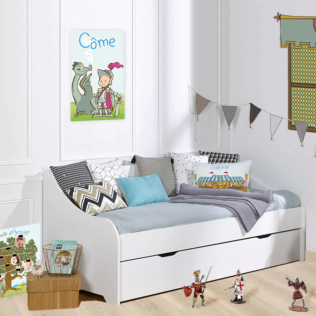 Chambre chevalier – Une décoration digne des plus vaillants petits héros