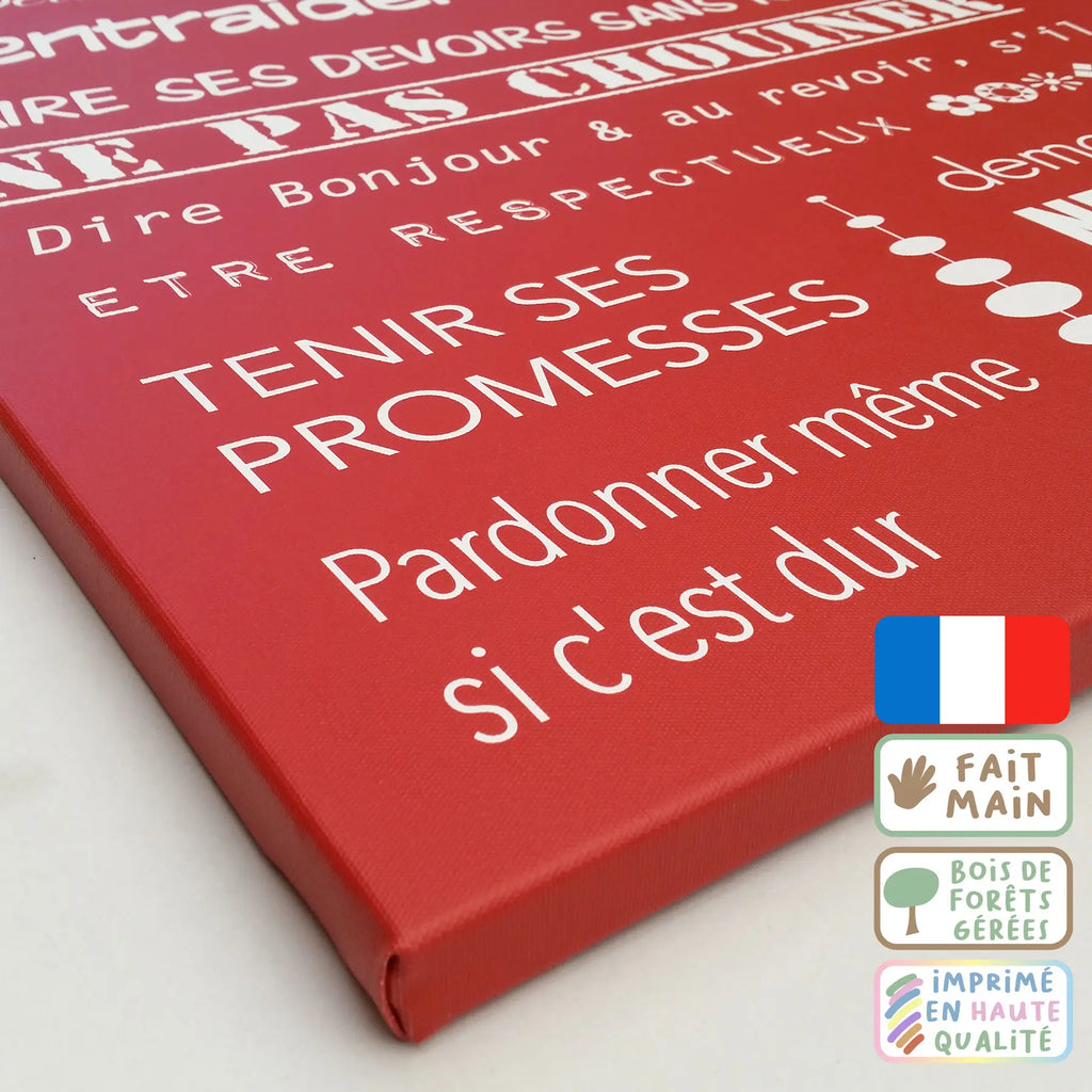 Tableau des règles de la maison personnalisé – Pour une vie de famille plus douce et organisée