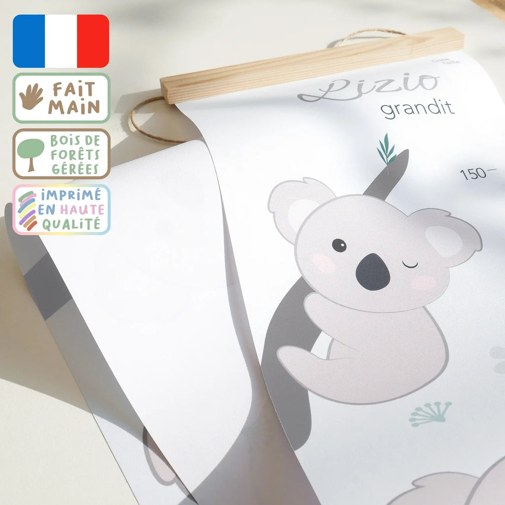 Toises bébé personnalisées