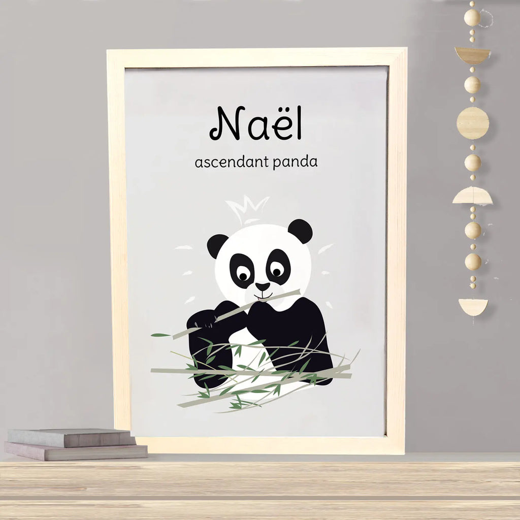 Affiche personnalisable du panda