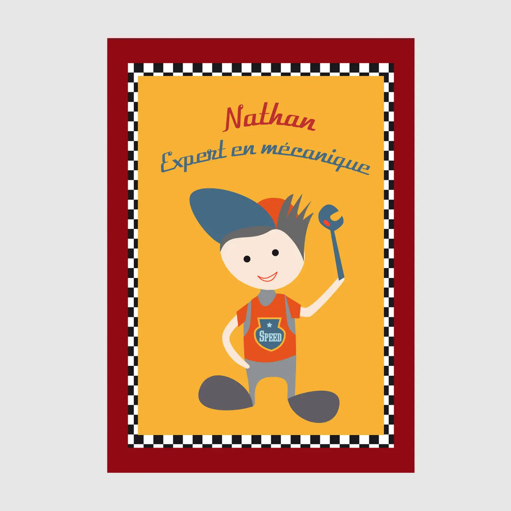 Cadre expert en mécanique personnalisé