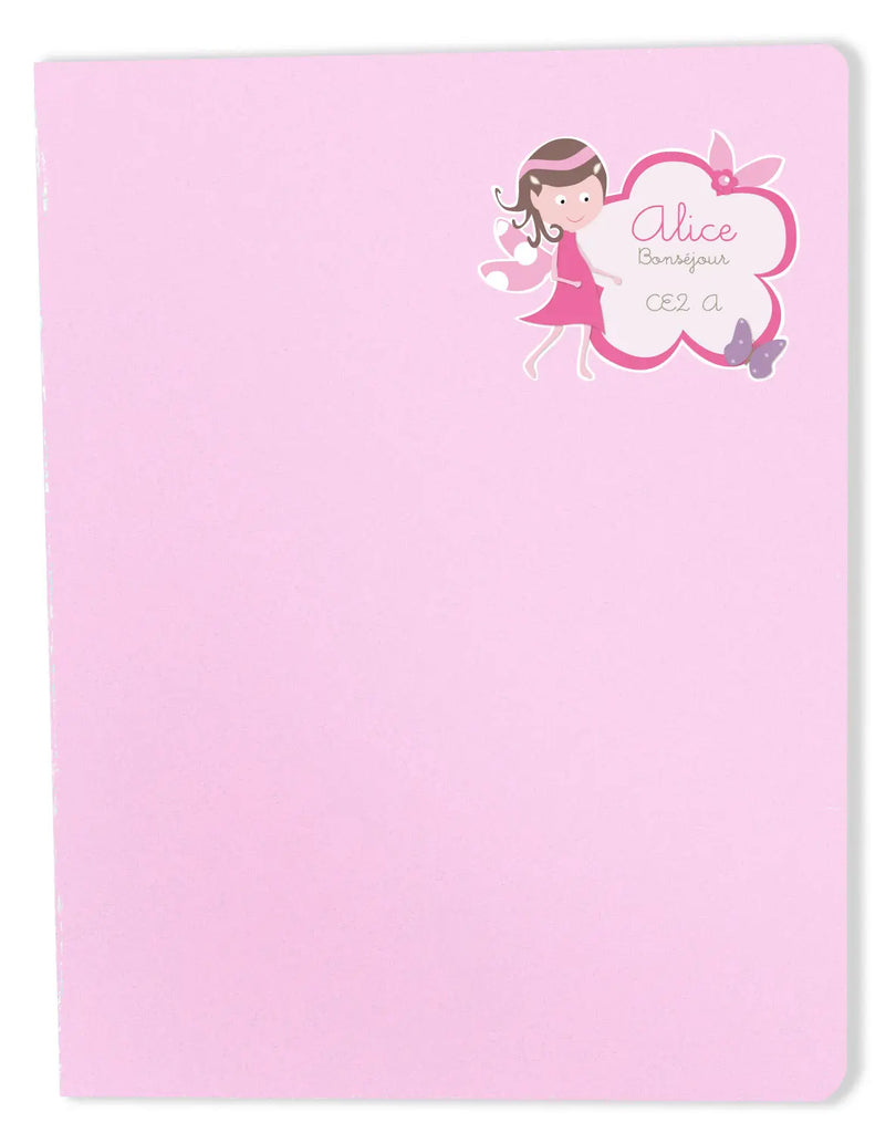 Etiquettes originales thème princesse fleurs