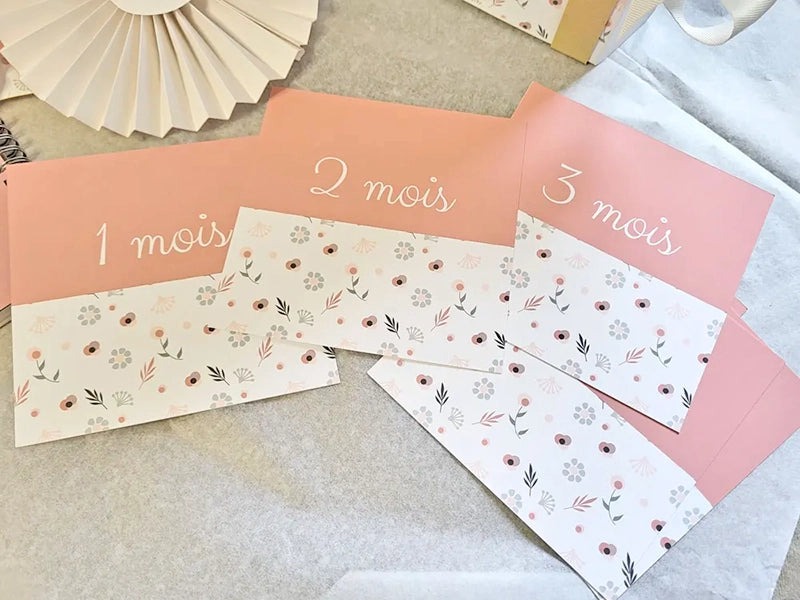 12 cartes étapes incluses dans le coffret bohème