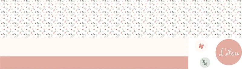 rosaces en papier bohème terracotta DIY, décoration chambre bébé
