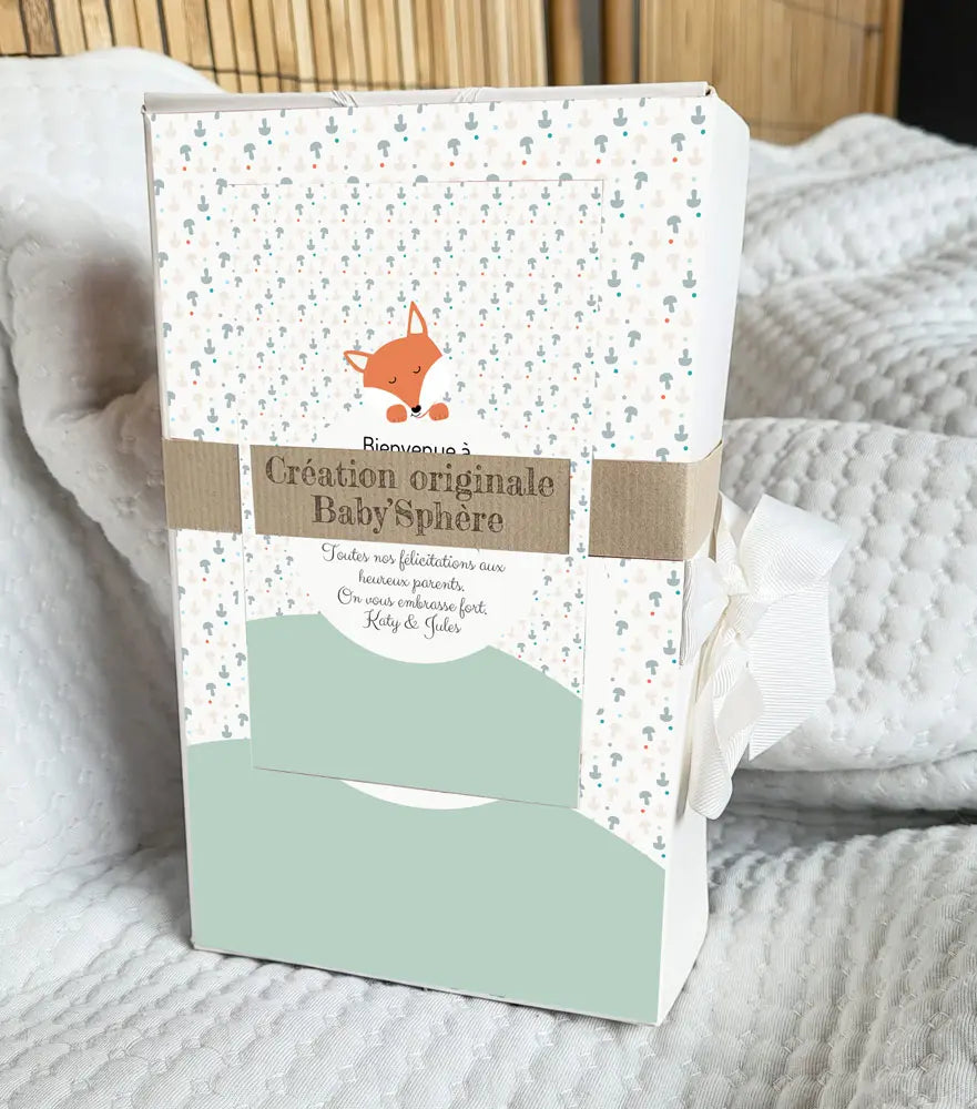Coffret naissance personnalisé petit renard