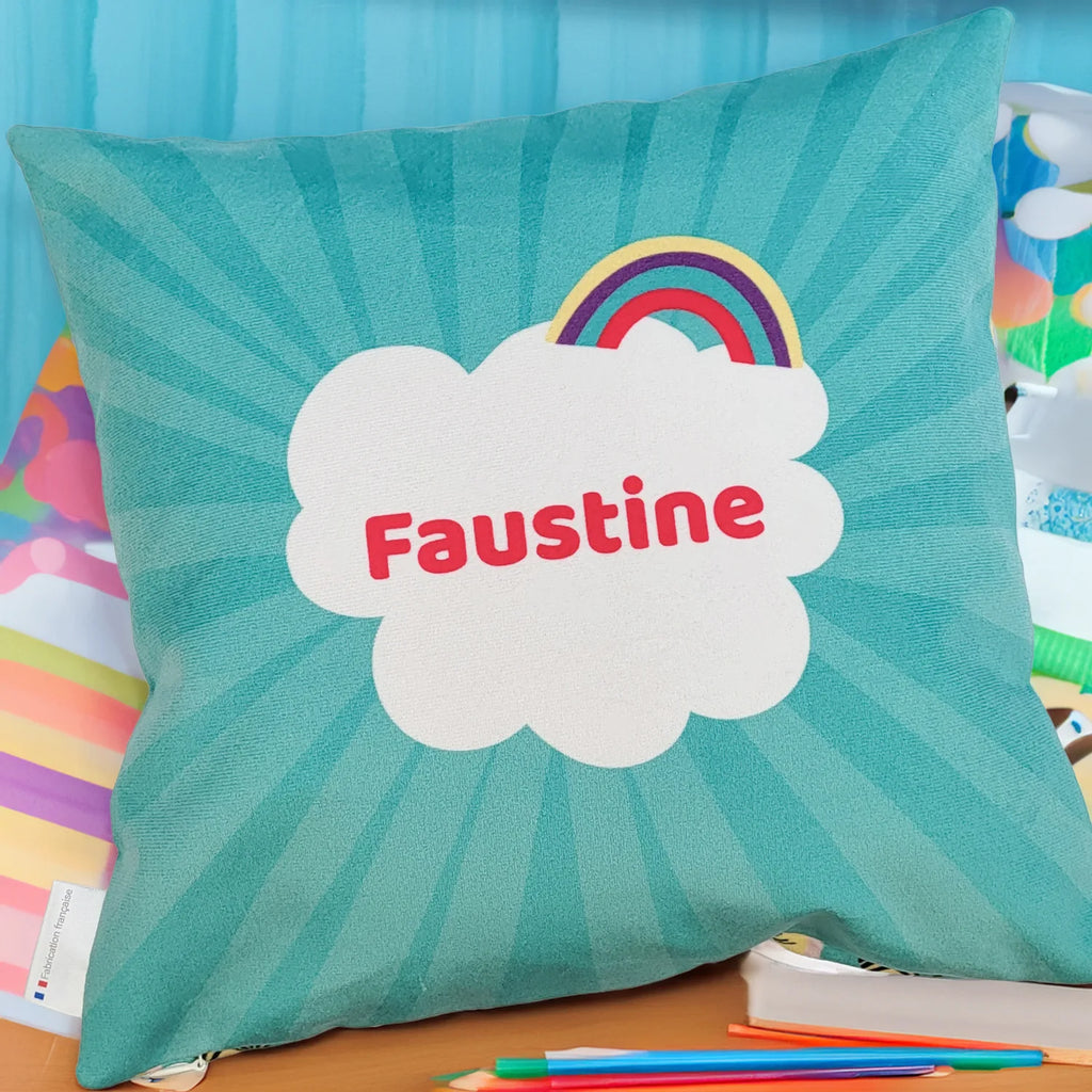 Coussin maternelle personnalisé au prénom
