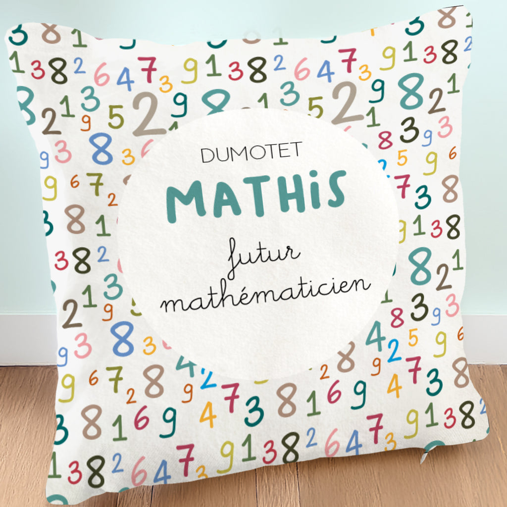 Coussin maternelle pour apprendre les chiffres de 1 à 9