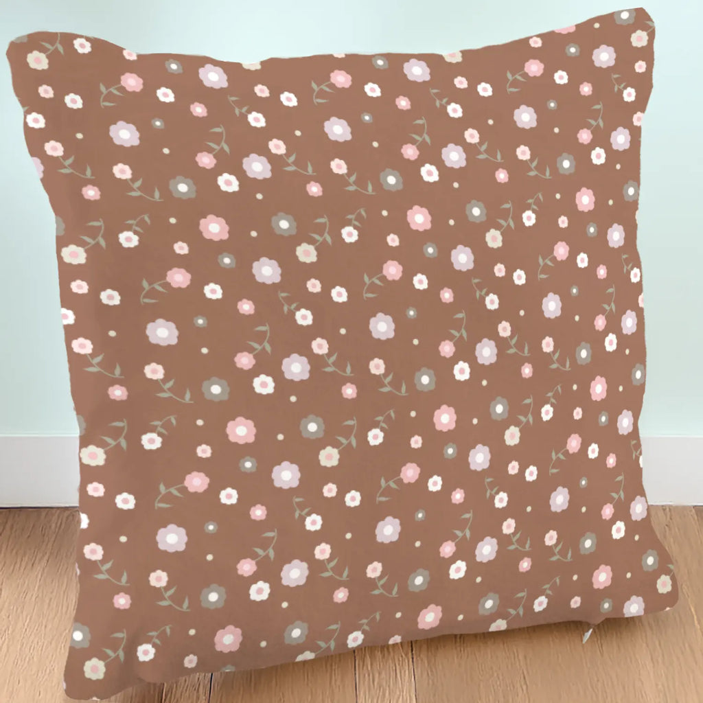 Dos coussin florale pour fille entrant en maternelle 