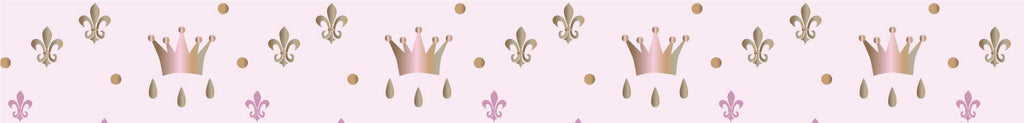 Frise haut de mur avec motif thème princesse