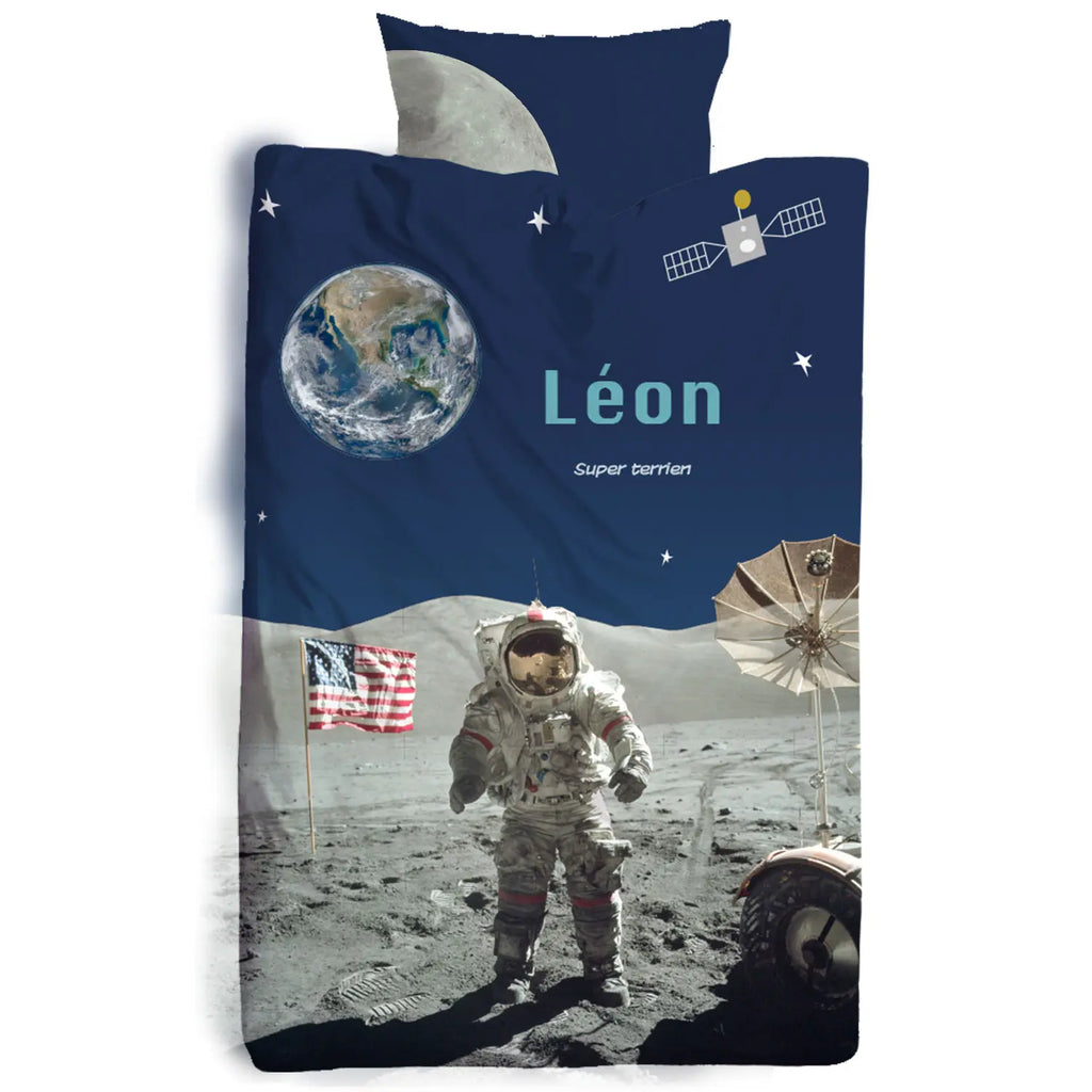 Housse couette espace avec photos de la Nasa