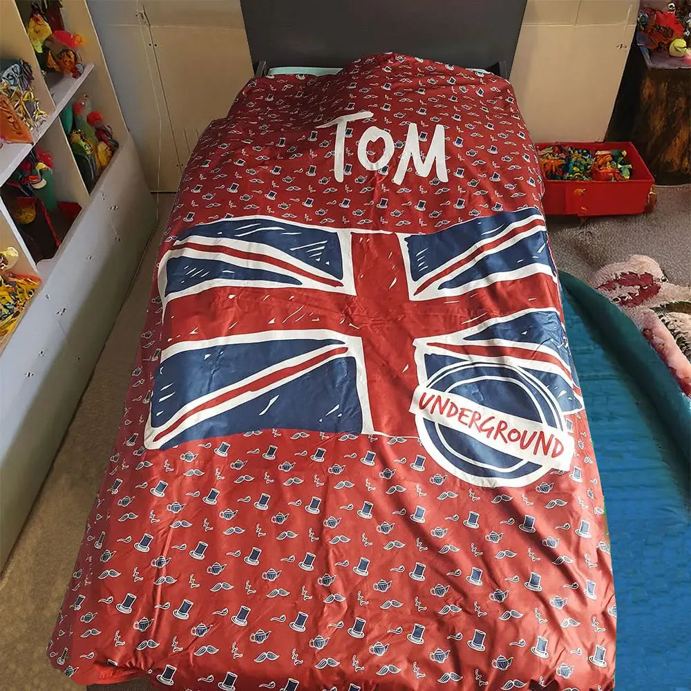 Housse de couette personnalisée pour chambre ado London