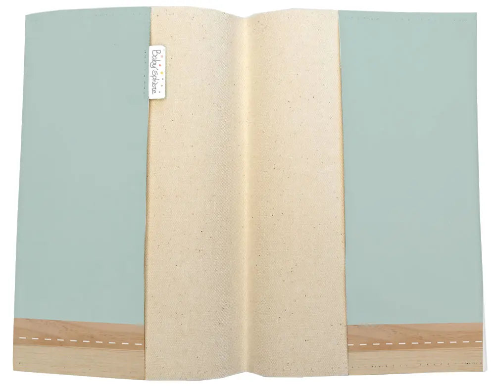 Protège carnet de santé garçon avec rabats intérieurs pour ranger documents médicaux