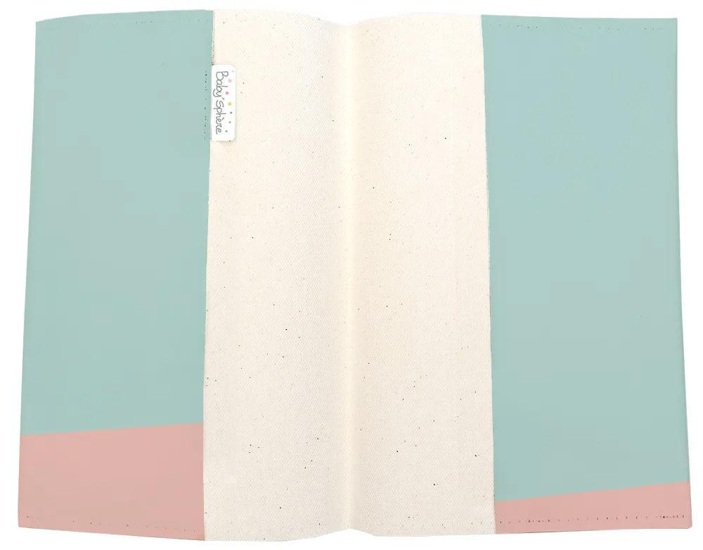 Intérieur pochette carnet de santé lama avec toile polycoton 390g résistante
