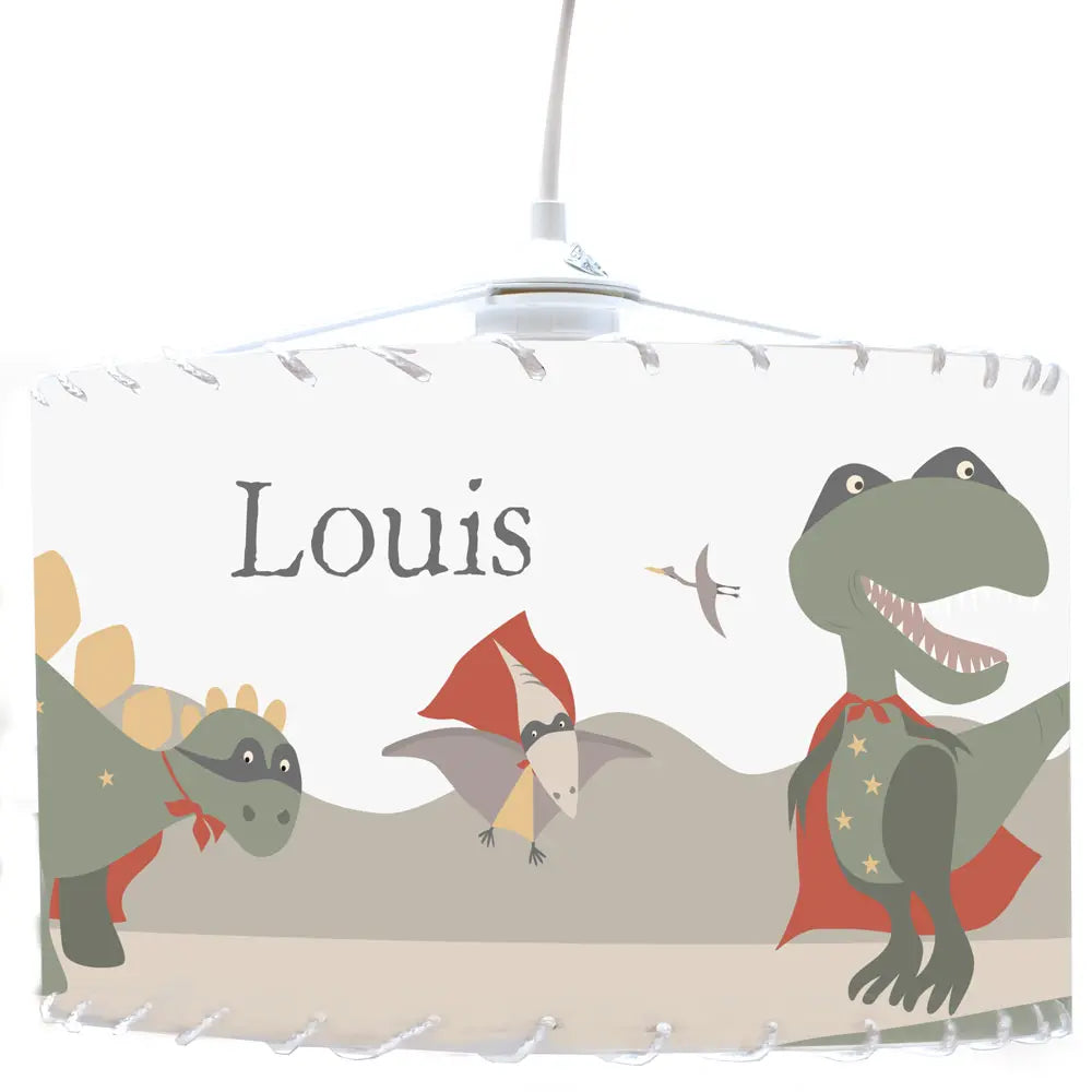Suspension personnalisée du monde des dinosaures