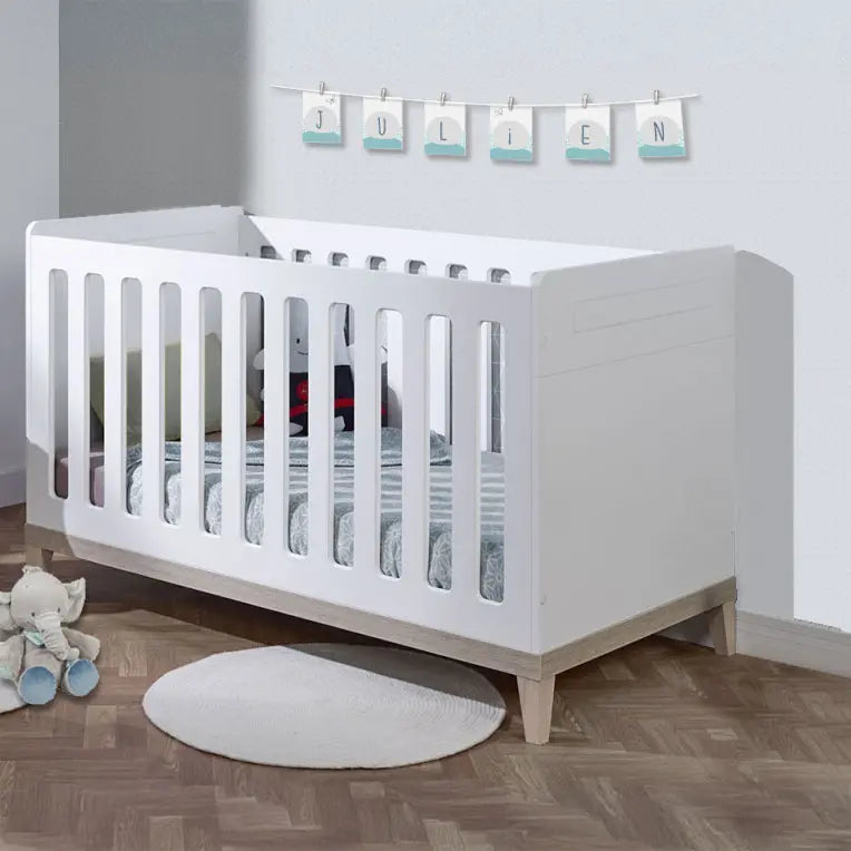 Lit bébé NATURE position basse