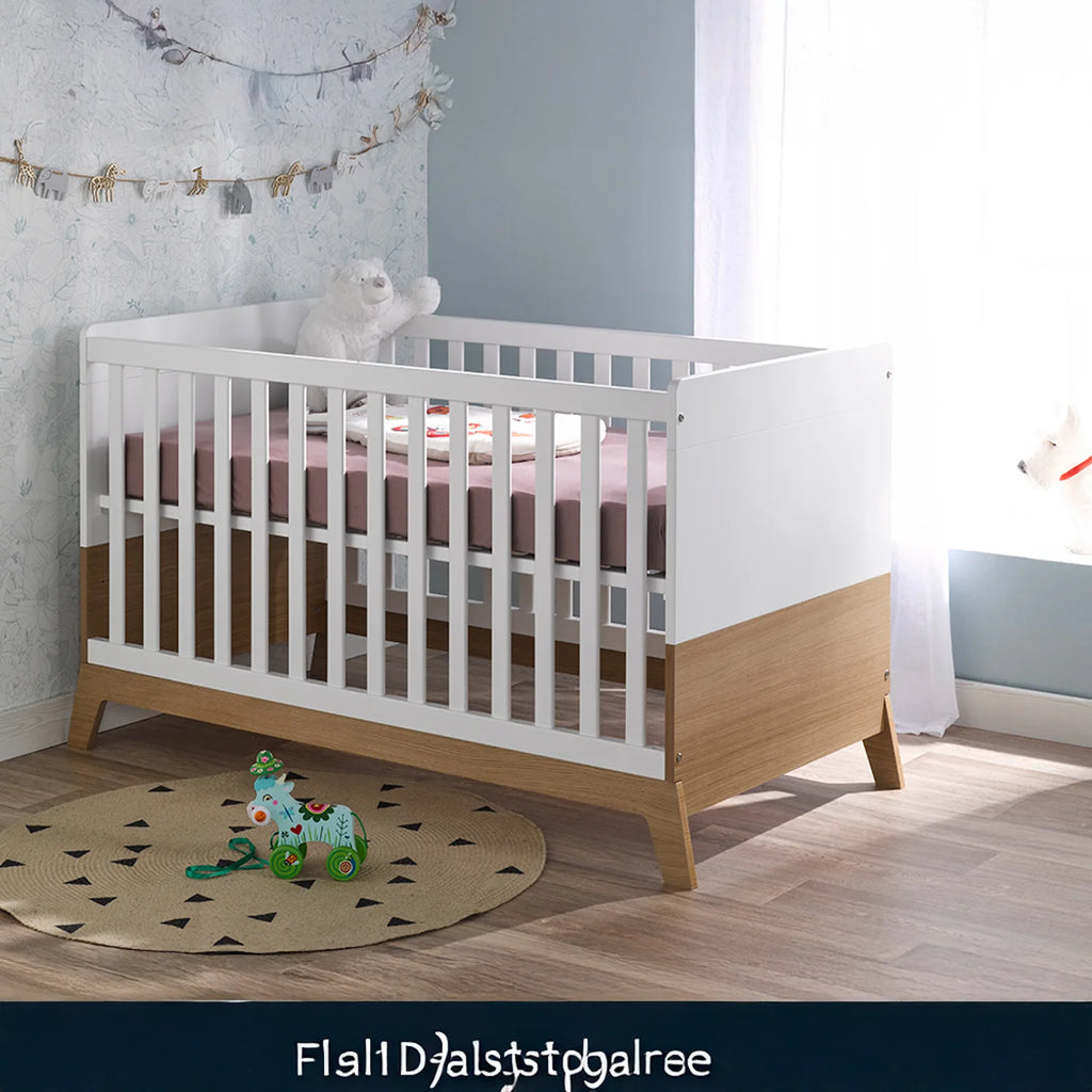 Lit bébé scandinave position haute