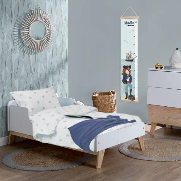 Lit bébé évolutif fabrication française transformé en lit enfant