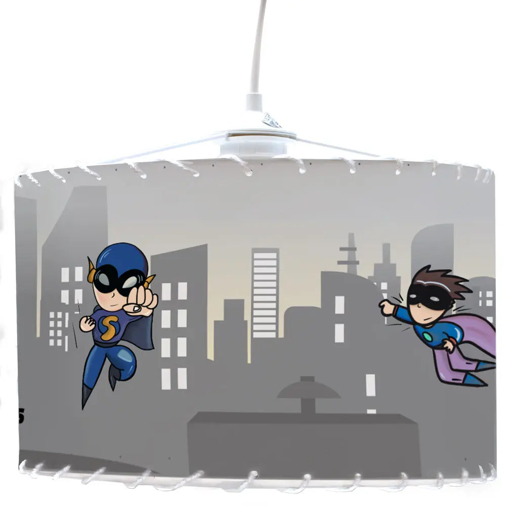 Plafonnier super héros pour décoration chambre garçon