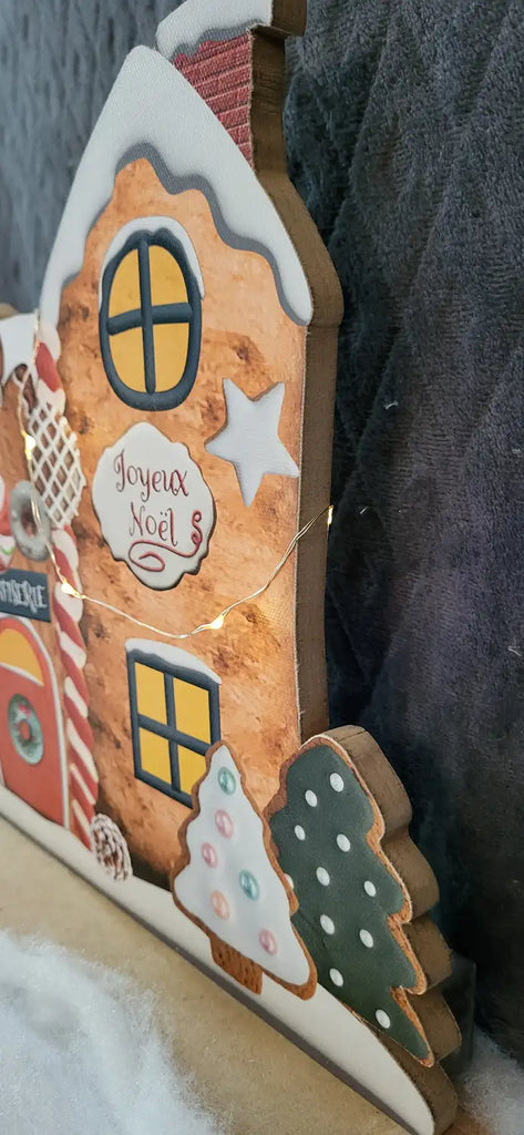 Décor Noël maison en trompe l'oeil