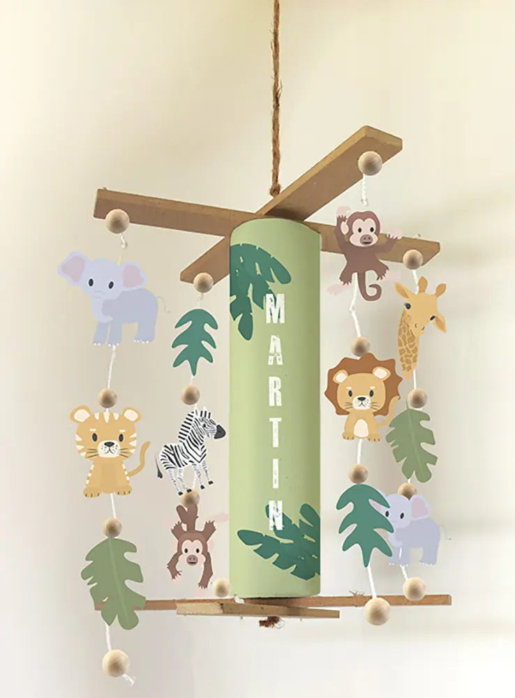 Mobile personnalisé DIY thème safari