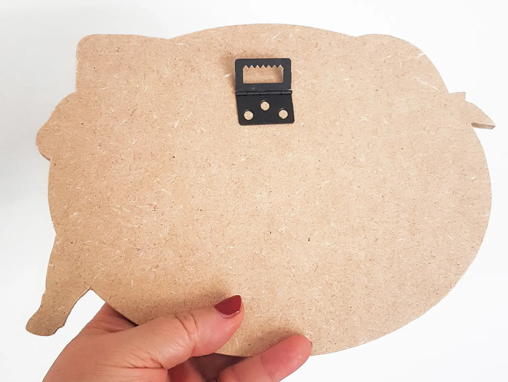 Dos plaque prénom espace en bois