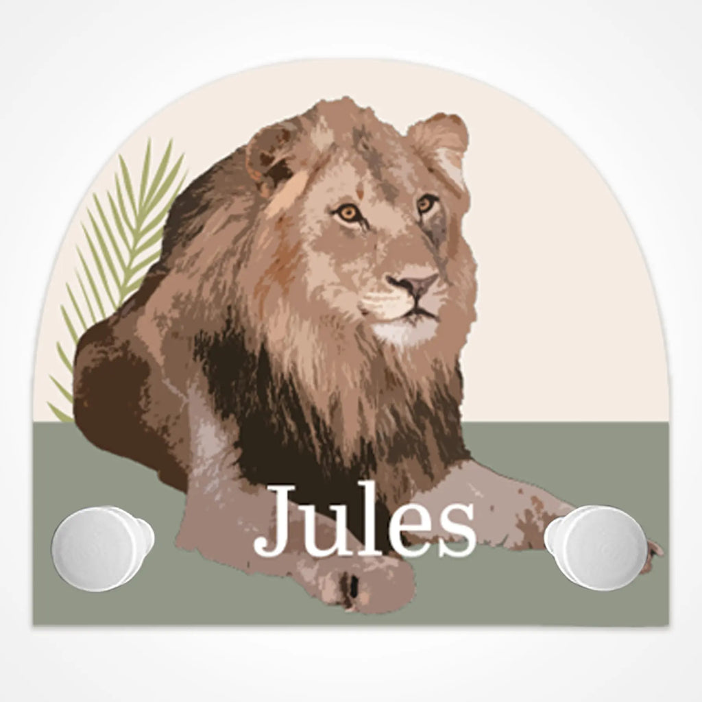 Porte manteau lion, roi de la jungle