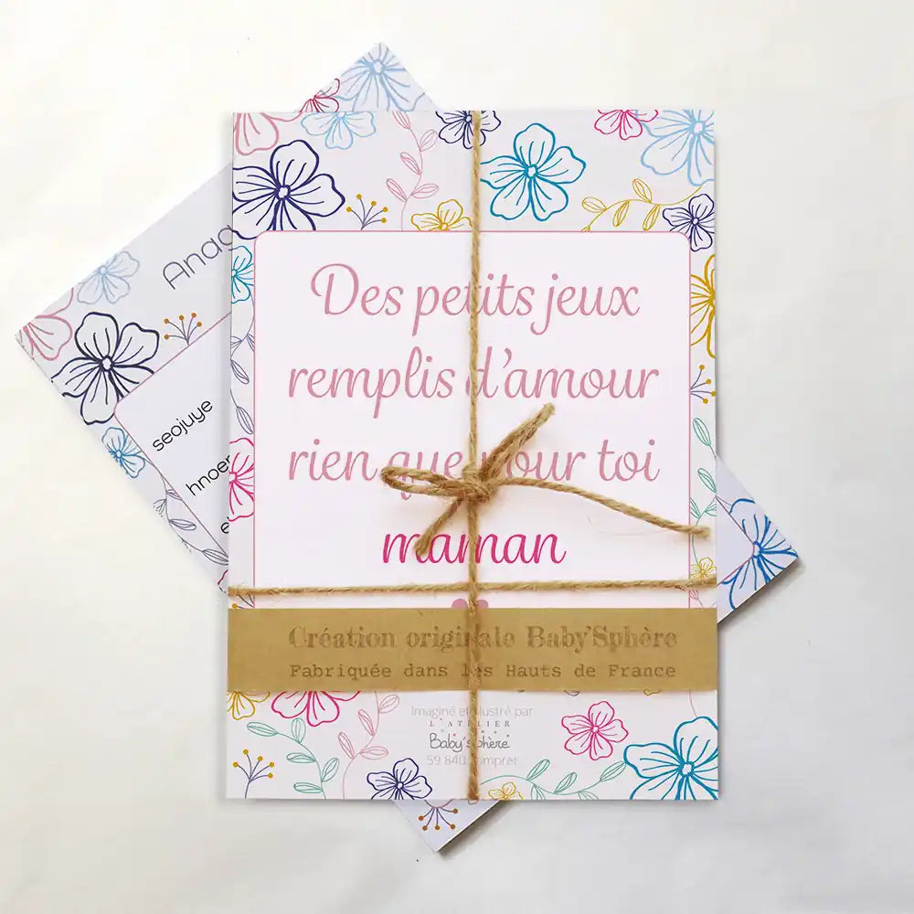 Cartes de jeux pour la fête des mères