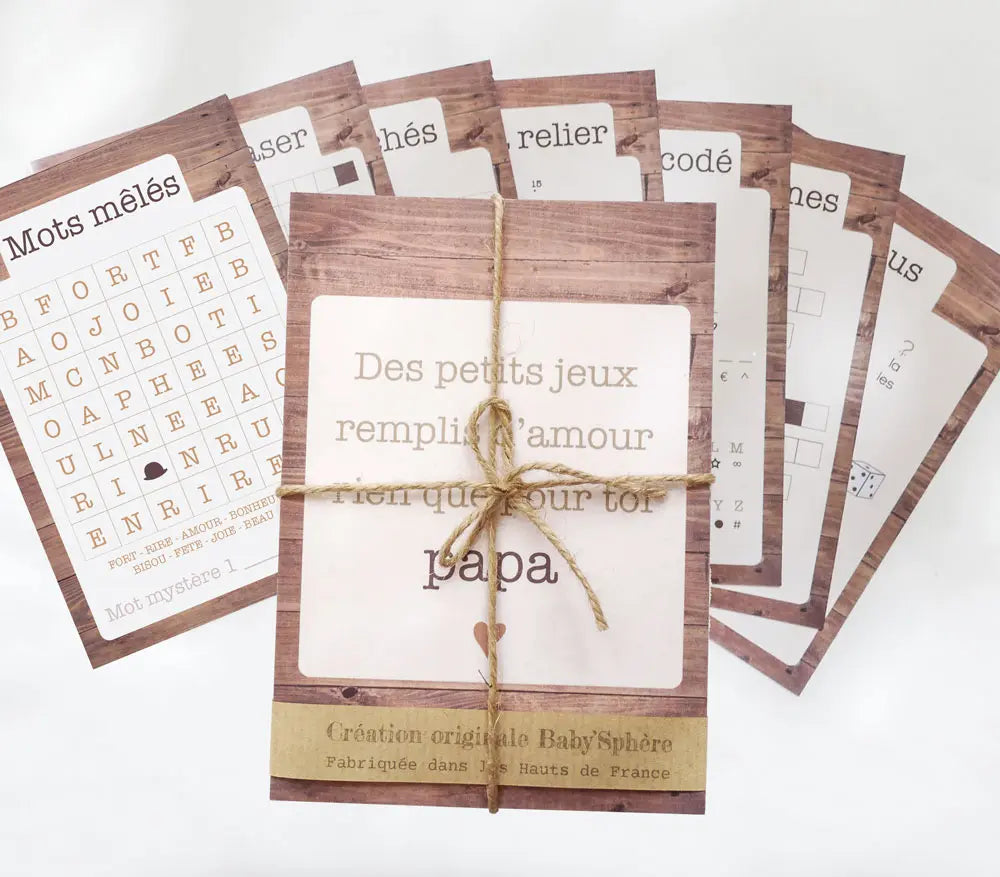 Cartes de jeux de mots pour la fête des pères