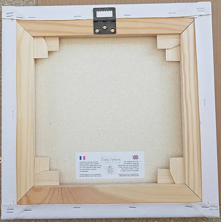 Décoration chambre enfant lama – cadre prénom personnalisé artisanal