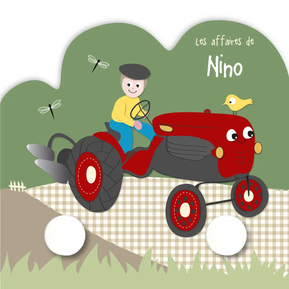 Portemanteau tracteur personnalisé
