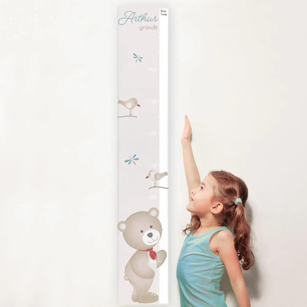 Toise ourson personnalisée