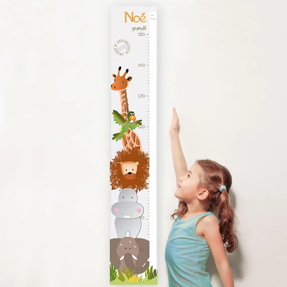 Toise bois animaux savane