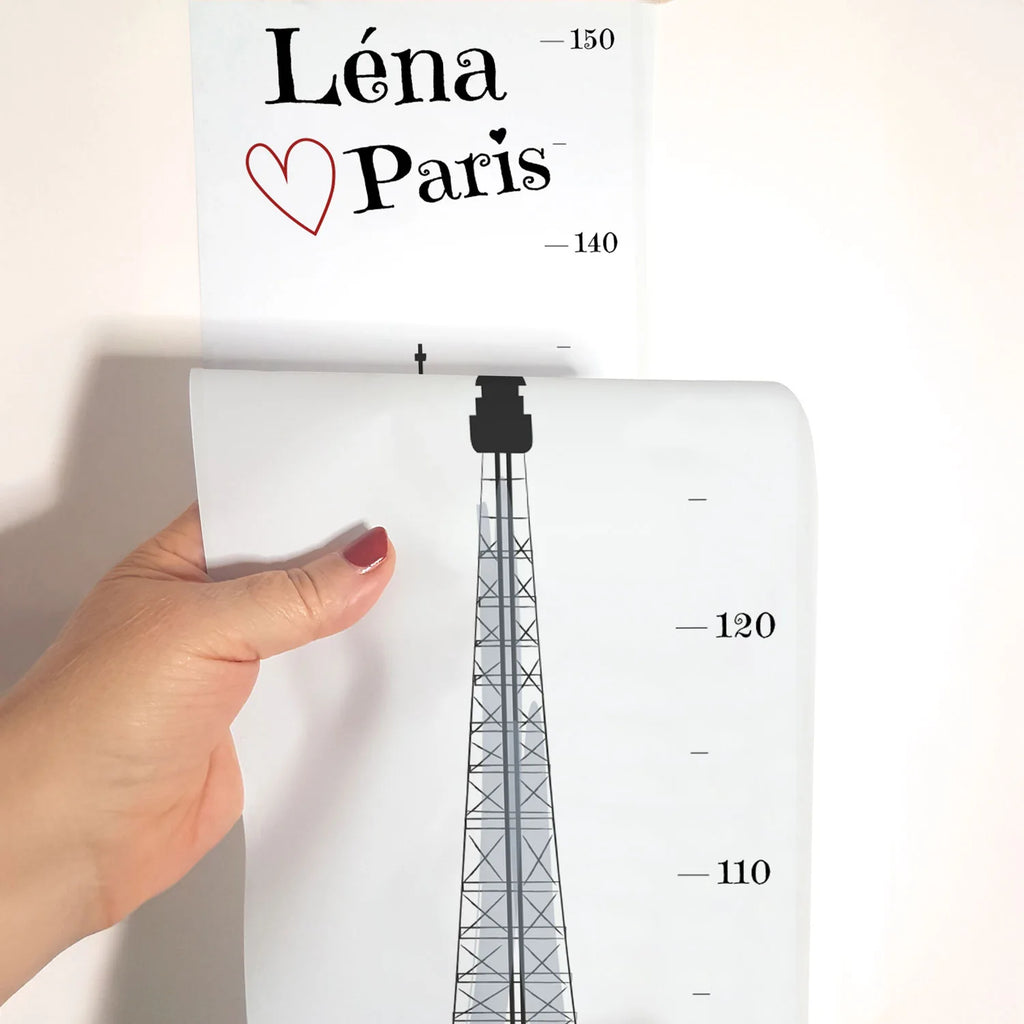Une toise Paris imprimée sur tissu souple