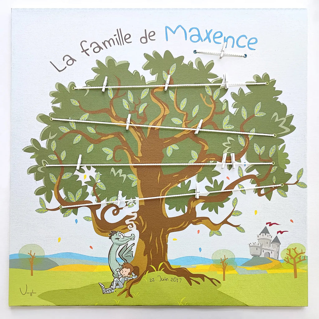 arbre généalogique chevaliers et dragons
