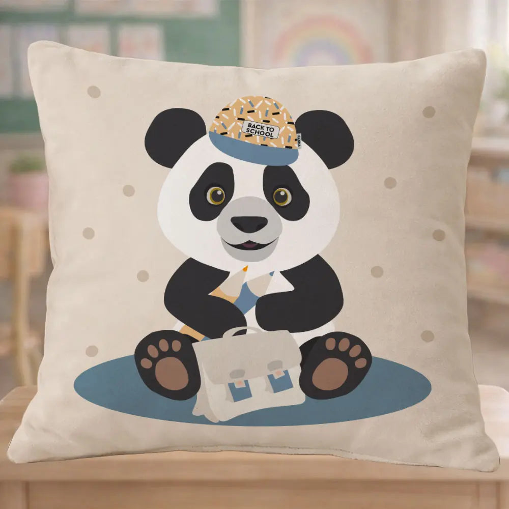 Oreiller Ergonomique Pour Enfant | Taille 45x27x6 Cm | Coton Doux Avec Motifs Animaux | Pour Sieste, Maison, Voyage, École | Pour Filles Et Garçons - 10