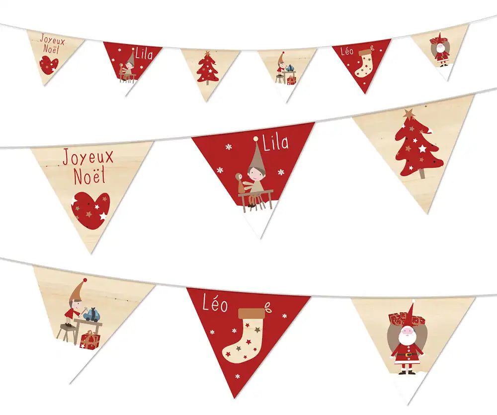 Guirlande joyeux Noël personnalisable
