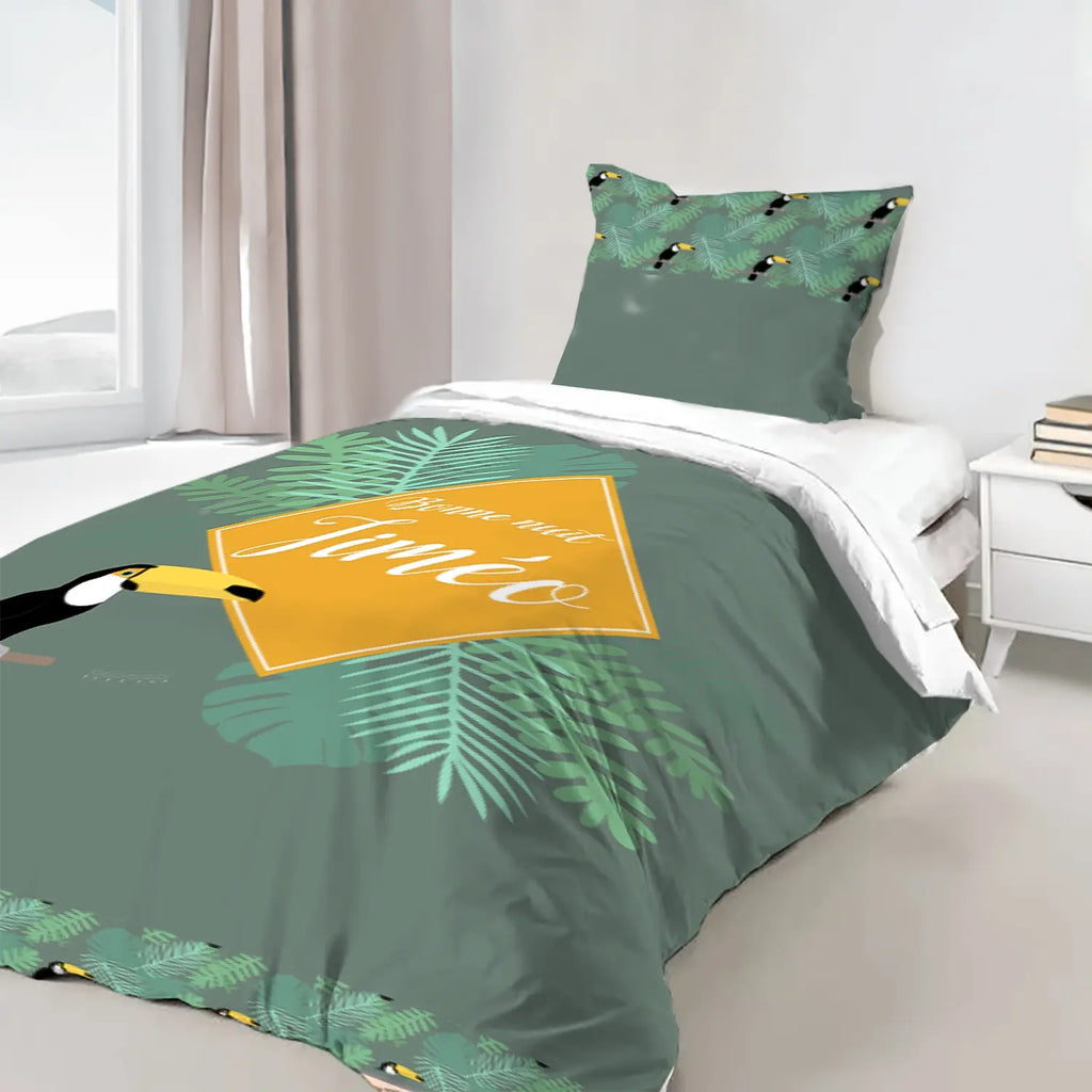 Housse de couette personnalisée exotique