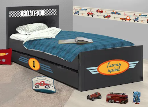 Habillage lit enfant voiture