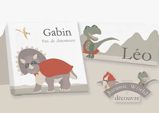 Nouveau : une décoration dinosaures pour la chambre de votre enfant