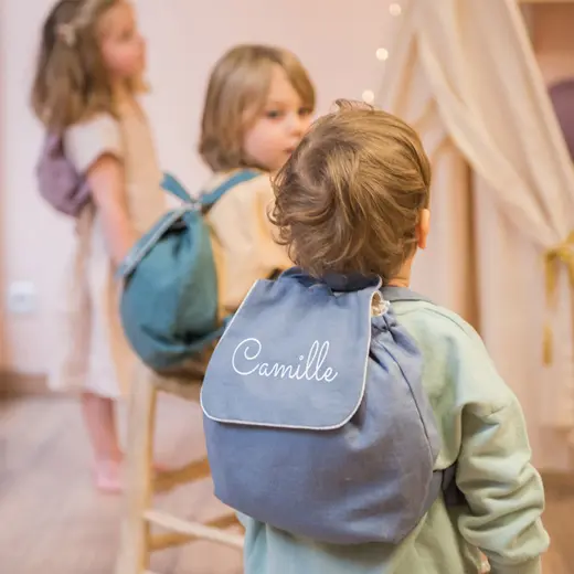Sac à dos maternelle personnalisé made in France