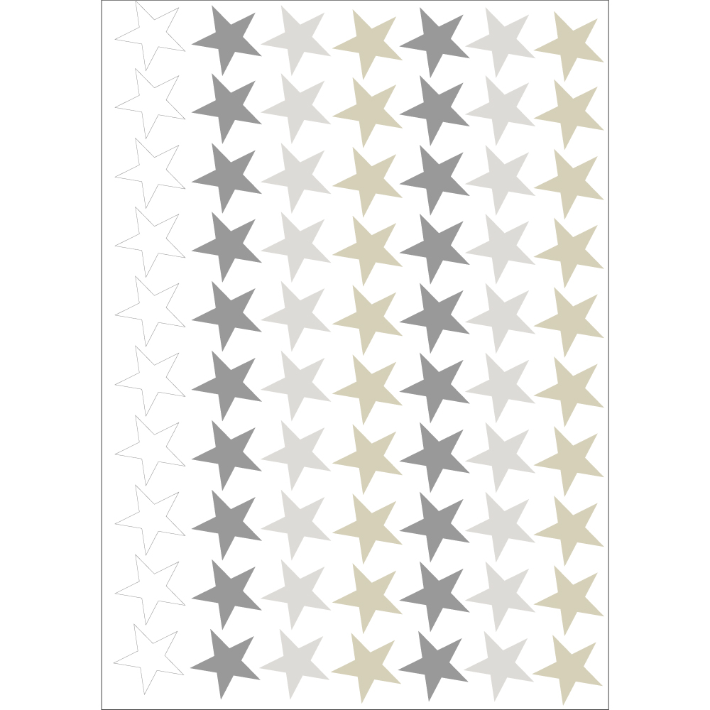 Sticker étoiles pour décorer la chambre de bébé