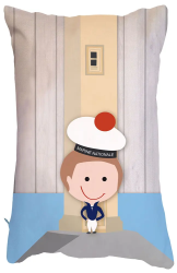 Coussin marin personnalisé pour décorer la chambre d'enfant