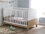 Lit bébé transformable en petit lit à barreaux tendance NORVEGE 70x140cm