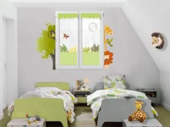 Idée pour remplacer rideaux et voilage et décorer la chambre d'enfant