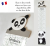 Toise pandas prénom en bois pour chambre de bébé
