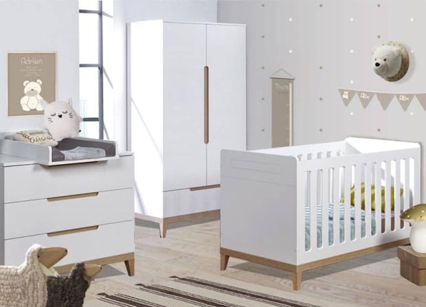 Chambre bébé complète NAMI, un ensemble évolutif et écoresponsable
