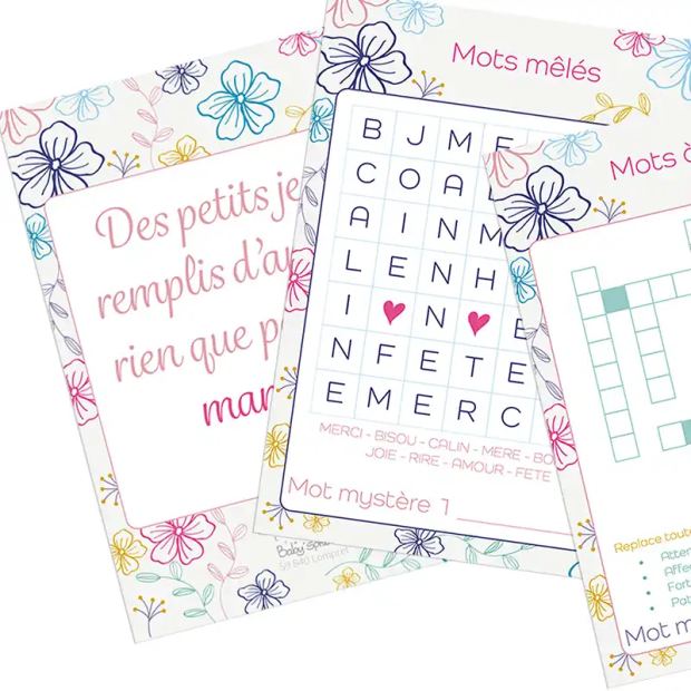 8 jolies cartes de jeux de mots pour la fête des mamans